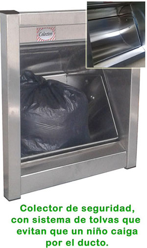 Ductos chutes para basura en edificios
