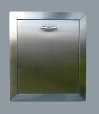 Puerta de ducto para chute de basura en edificios