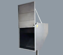 Puertas de descarga para ducto de basura chute